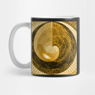 Solid Gold Millionaire Sacred Geometry 3D Mug